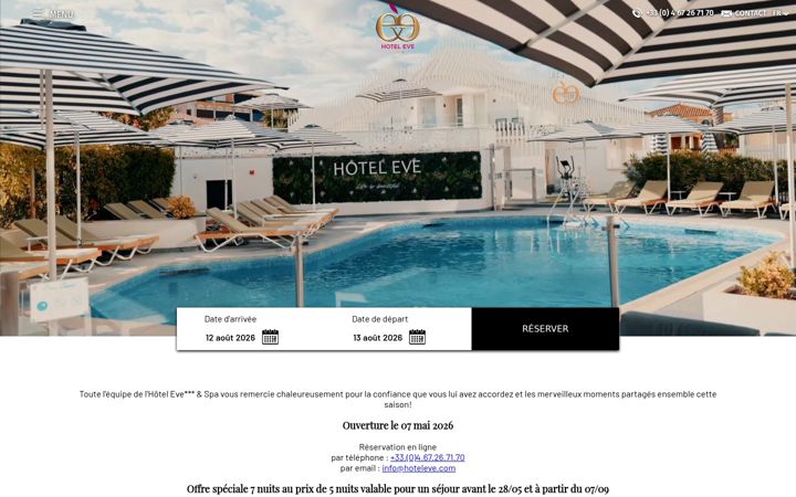 Screenshot of hoteleve.com