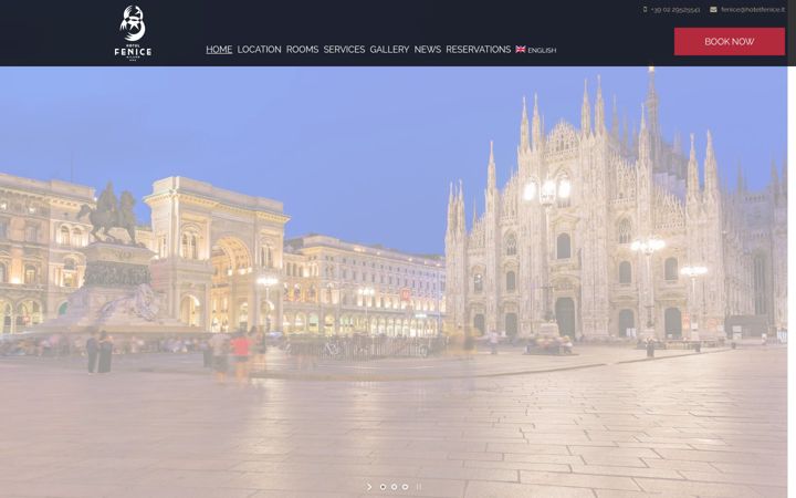Screenshot of hotelfenice.it