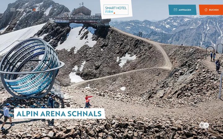 Screenshot of hotelfirn.com