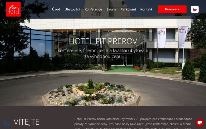 Screenshot of hotelfitplus.eu