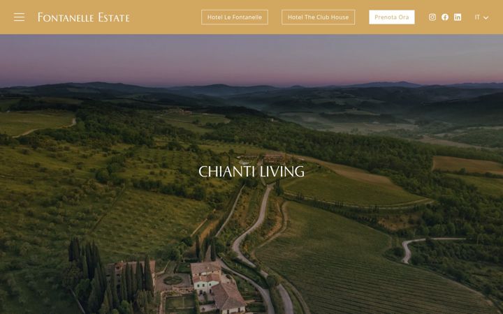 Screenshot of hotelfontanelle.com