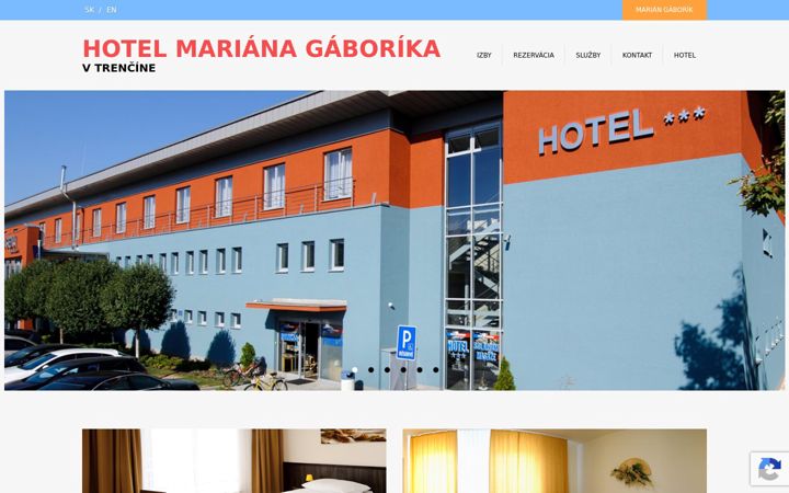 Screenshot van hotelgaborik.sk