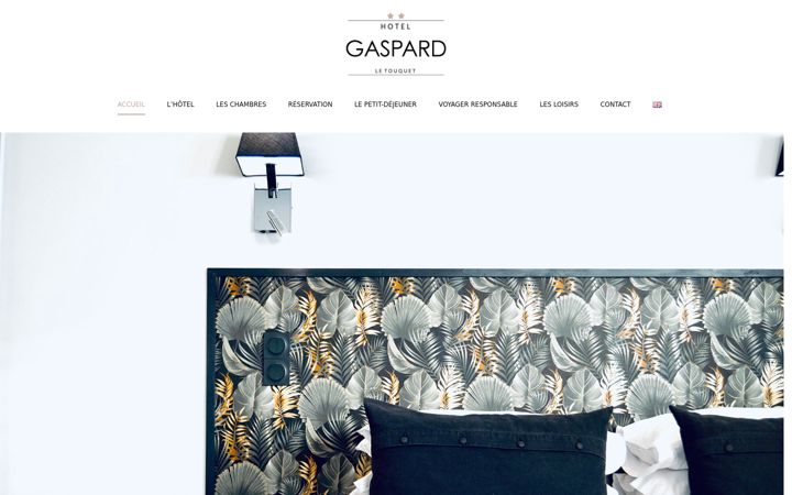 Screenshot of hotelgaspard.fr