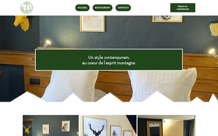 Screenshot of hotelgenepi.fr