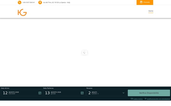 Screenshot of hotelghironi.it