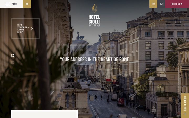 Screenshot of hotelgiolli.it