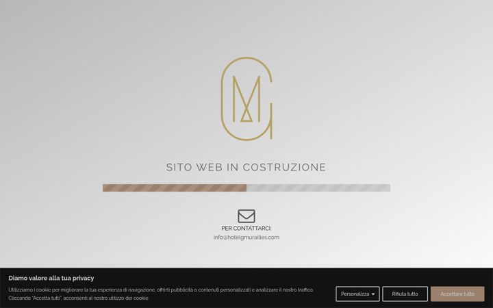 Screenshot of hotelgmurailles.com