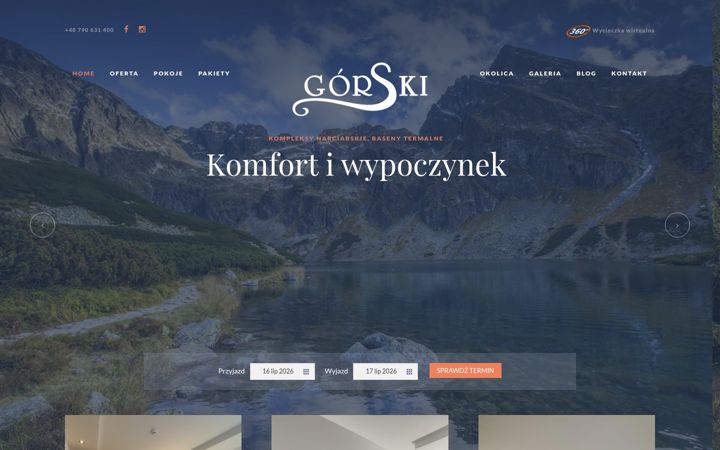 Screenshot di hotelgorskibialka.pl