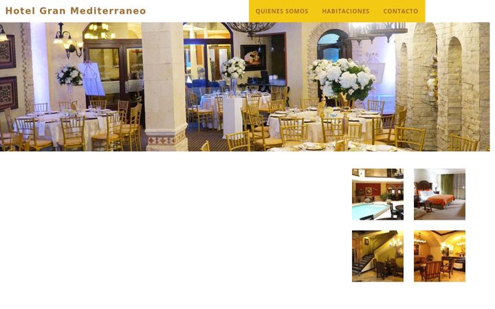Screenshot of hotelgranmediterraneo.com