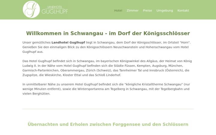 Screenshot di hotelguglhupf.de
