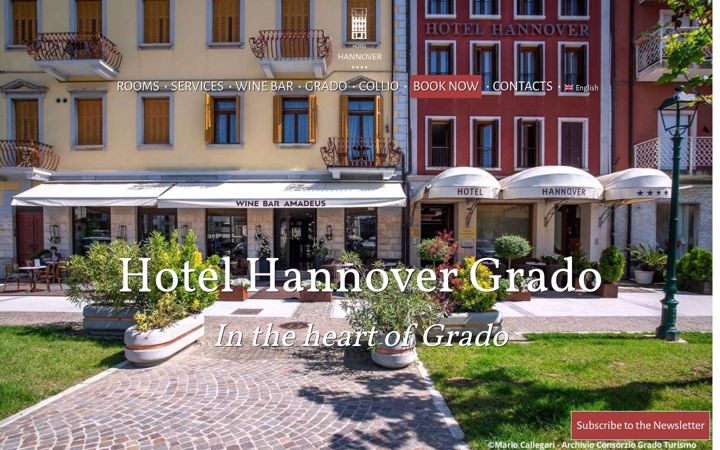Posnetek zaslona hotelhannover.com