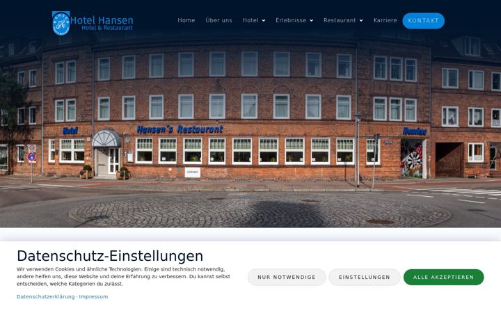 Screenshot of hotelhansen.de