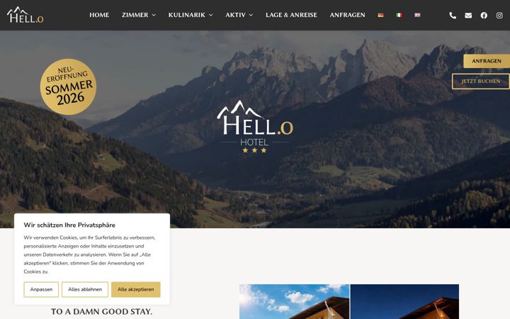 Screenshot of hotelhello.it