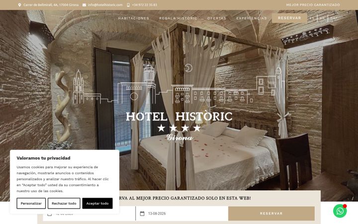 Screenshot of hotelhistoric.com