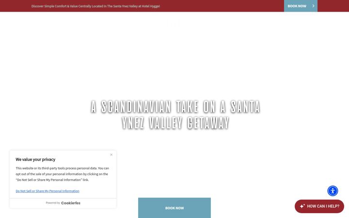 Screenshot of hotelhyggebuellton.com