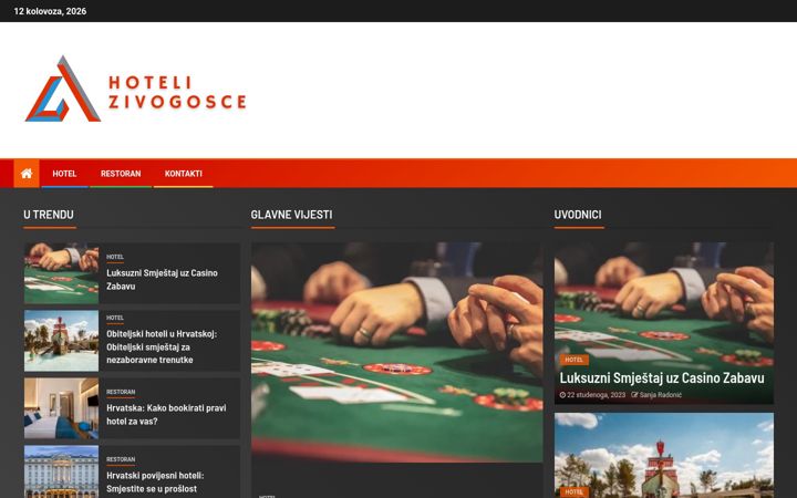 Екранна снимка на hoteli-zivogosce.hr