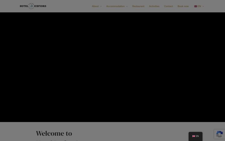 Screenshot of hotelicefiord.com