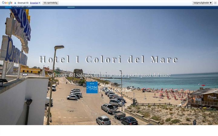 Screenshot of hotelicoloridelmare.it