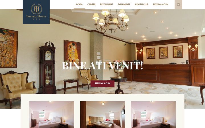 Screenshot of hotelimpero.eu