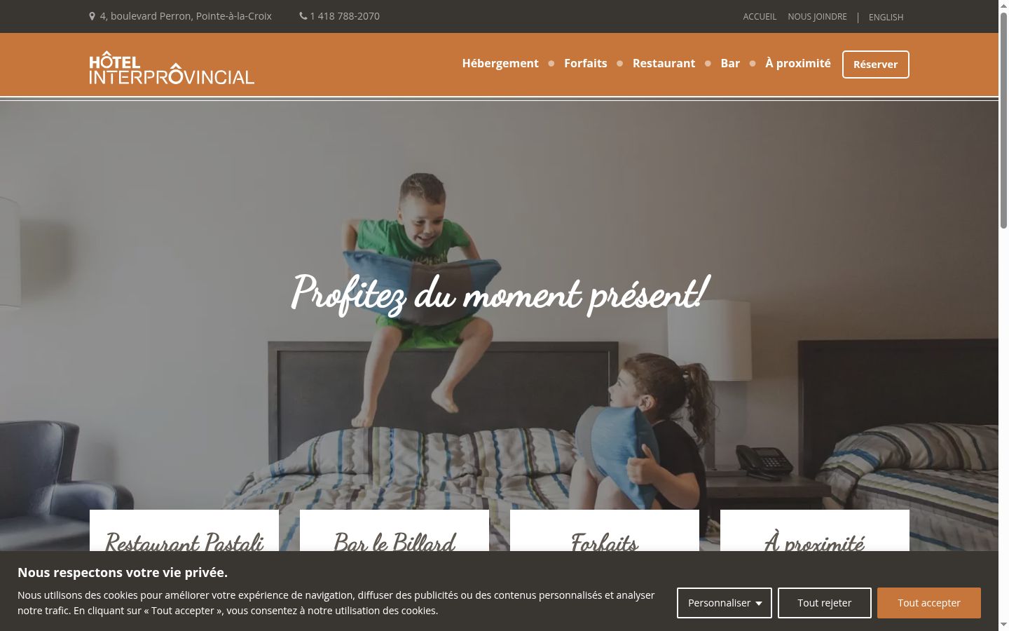 Screenshot van de toestemmingsbanner zoals getoond vóór enige interactie