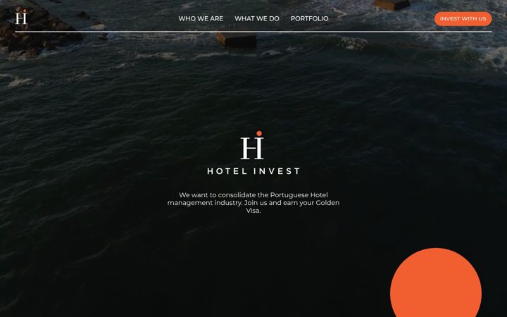 Screenshot of hotelinvest.pt