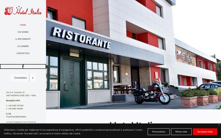 Screenshot of hotelitalia-go.com