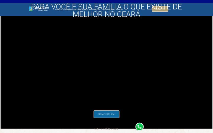 Screenshot of hoteljangadeiro.com.br