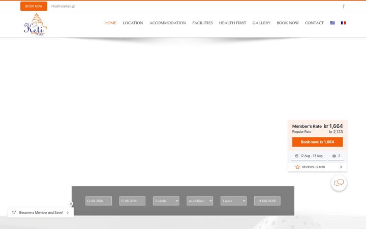 Screenshot of hotelketi.gr