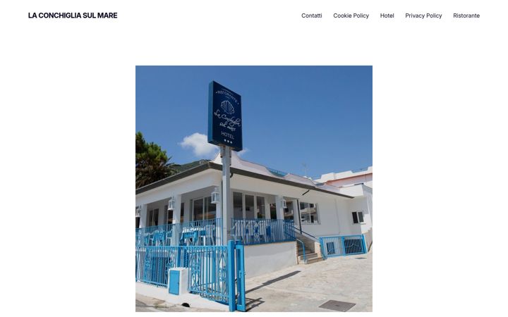 Screenshot of hotellaconchigliasulmare.it