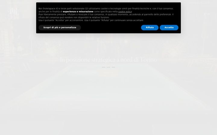 Screenshot of hotellapacetorino.com