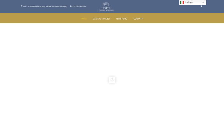 Screenshot of hotellapiccolastazione.it