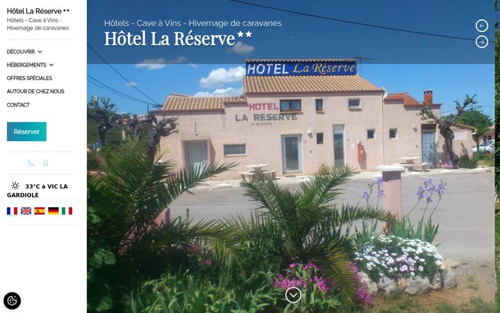 Screenshot of hotellareserve.fr