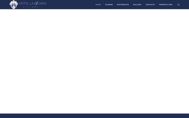 Screenshot of hotellasciara.it