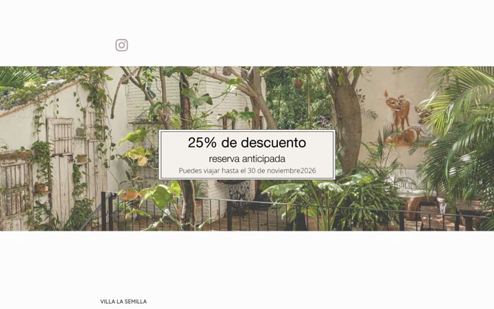 Screenshot ta' hotellasemilla.com