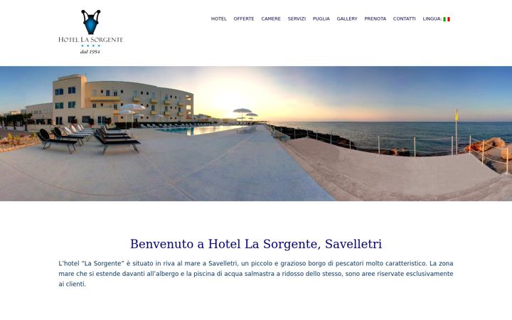Екранна снимка на hotellasorgente.com