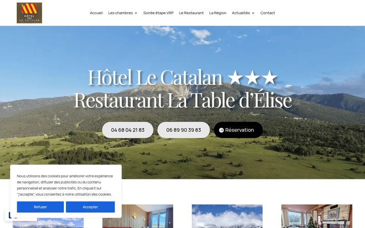 Screenshot of hotellecatalan.com