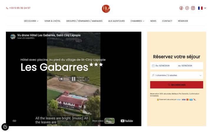 Screenshot of hotellesgabarres.com