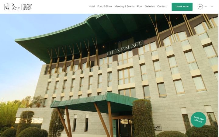 Screenshot von hotellittapalace.com