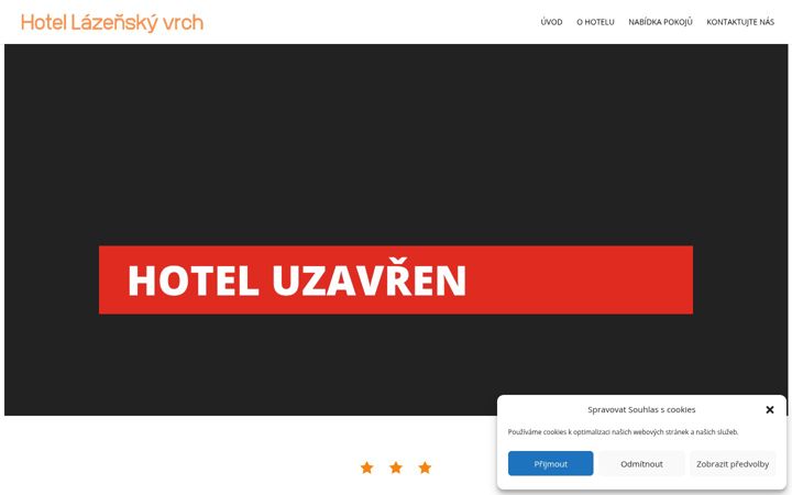 Screenshot of hotellitvinov.cz