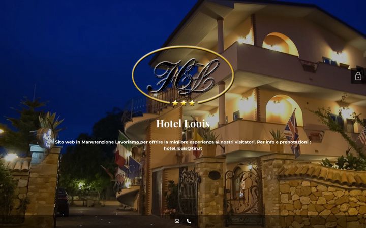 Screenshot of hotellouis.it