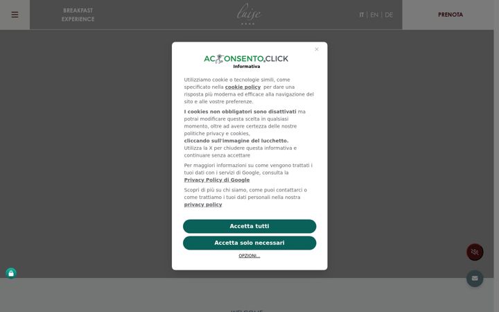 Screenshot of hotelluise.com