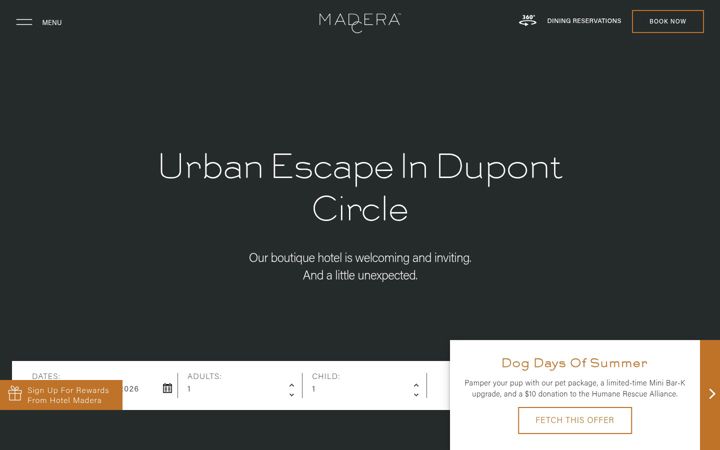 Screenshot of hotelmadera.com