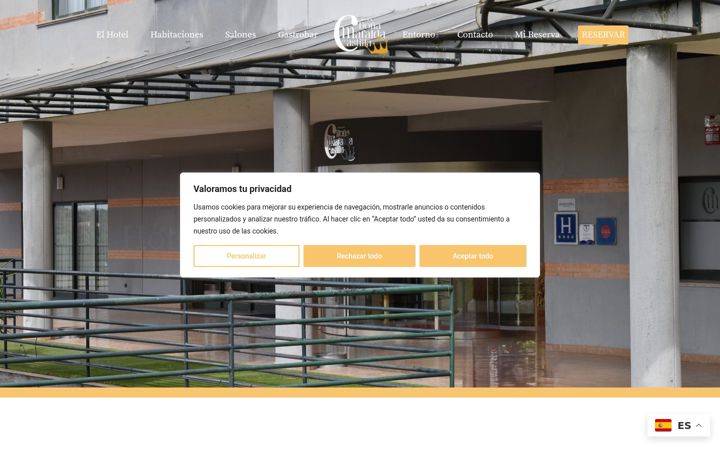 Screenshot of hotelmafaldadecastilla.com