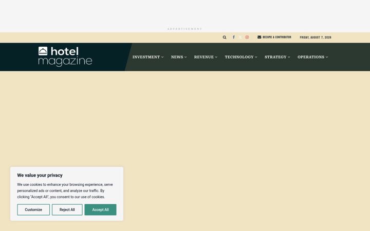 Screenshot of hotelmagazine.co.uk