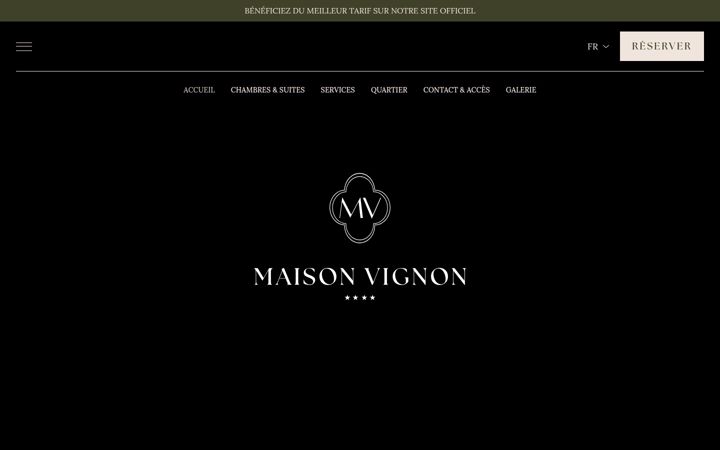 Screenshot of hotelmaisonorphee.com
