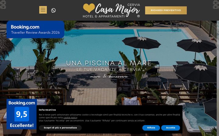 Screenshot of hotelmajor.com