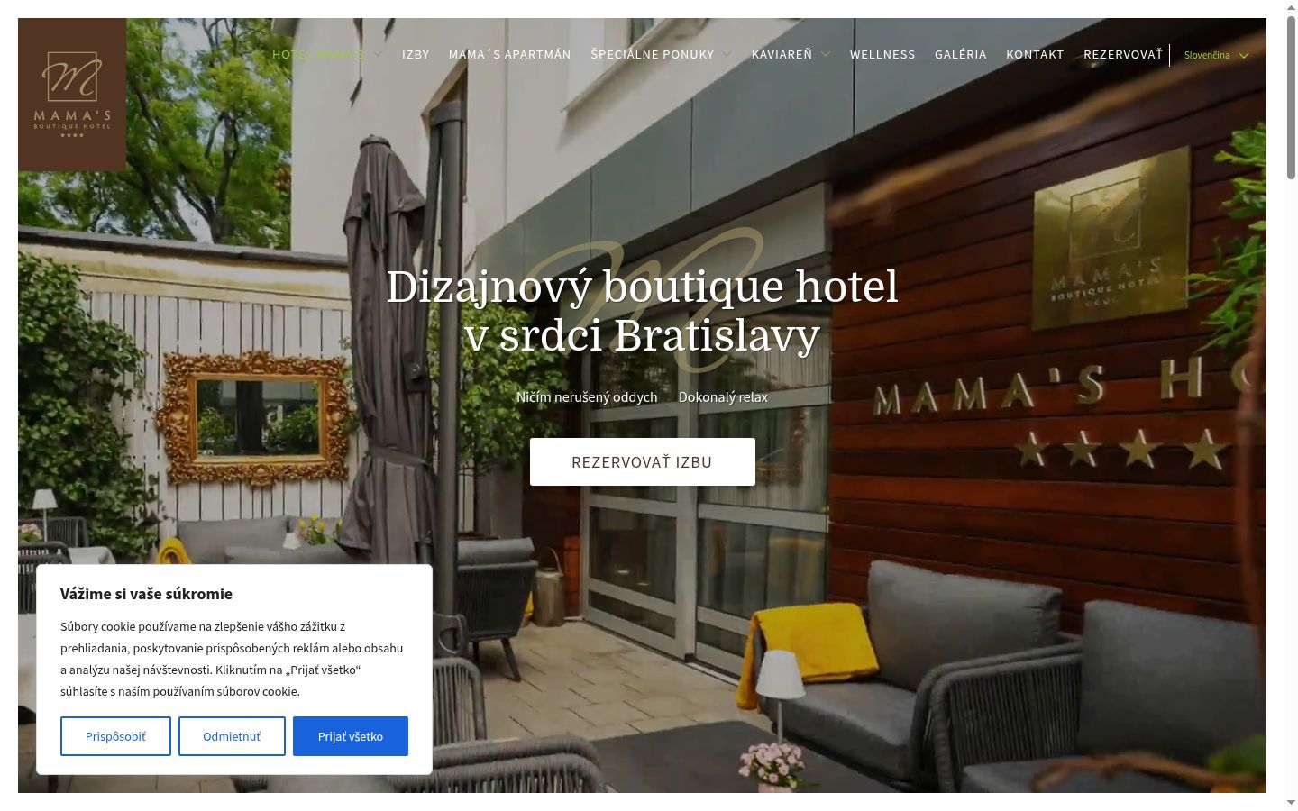 Sutikimo reklamjuostės, rodytos prieš bet kokią sąveiką, ekrano kopija