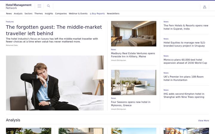 Screenshot of hotelmanagement-network.com