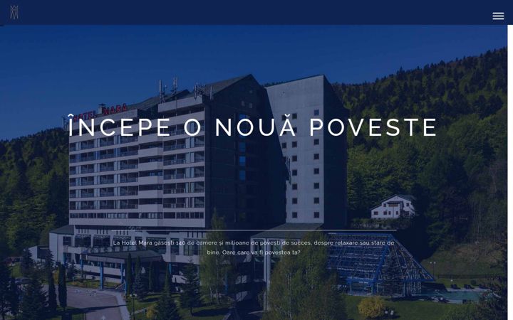 Screenshot of hotelmarasinaia.ro