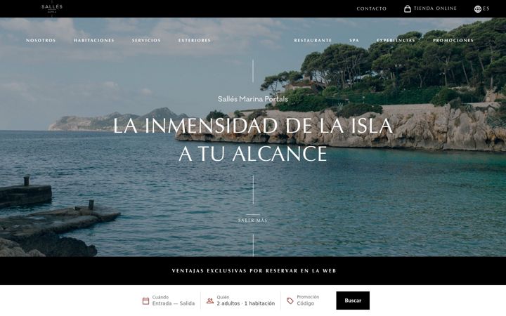 Screenshot of hotelmarinaportals.com